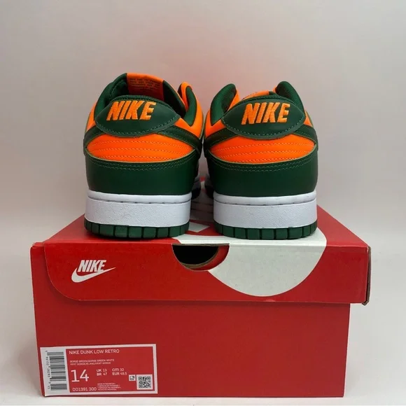 Nike Dunk Low Retro “Miami Hurricanes” 2023 - Picture 4 of 4